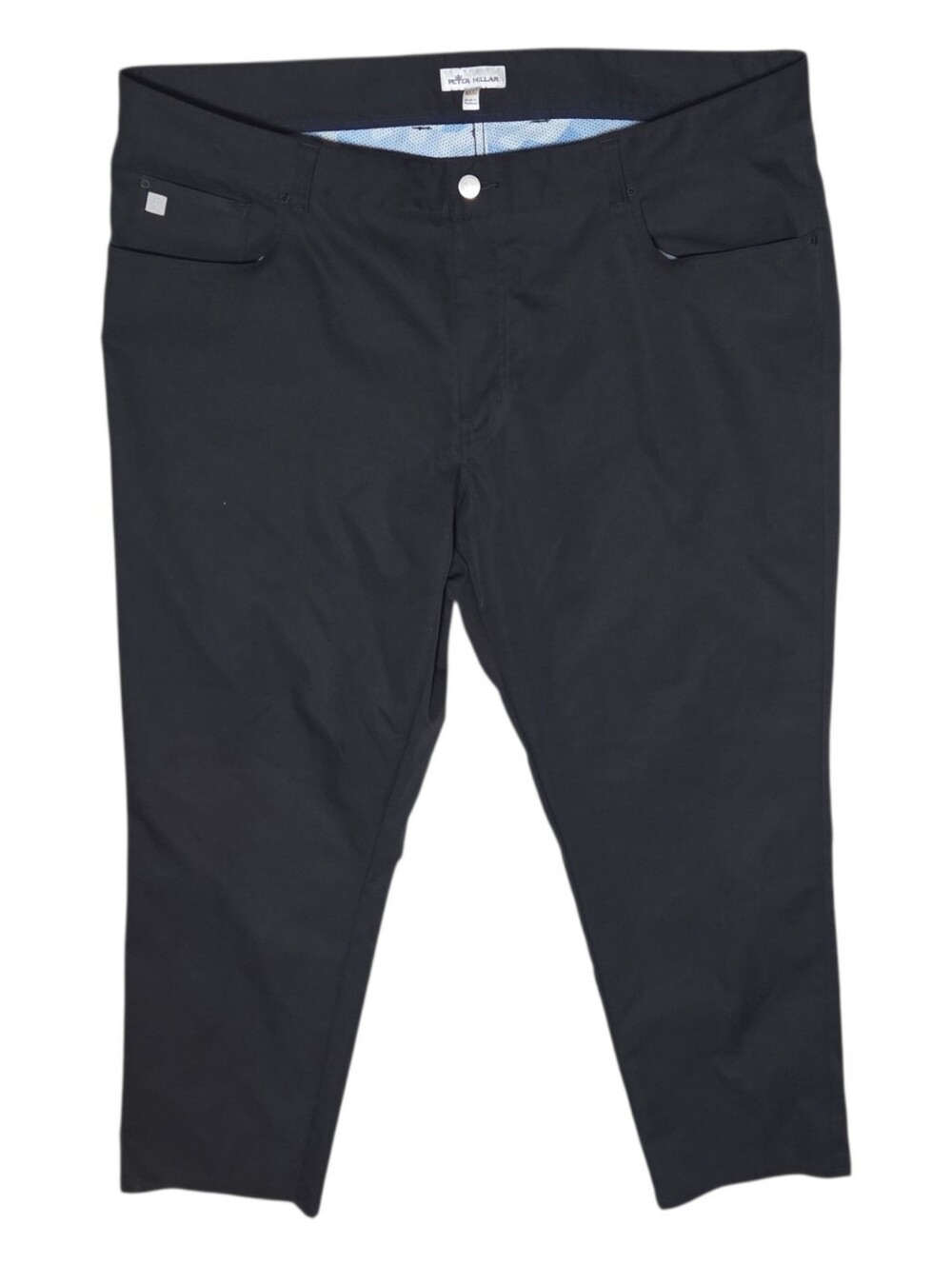 Peter Millar Pants Mens 40x32 Black Performance Chino 5 Pocket Golf EB66